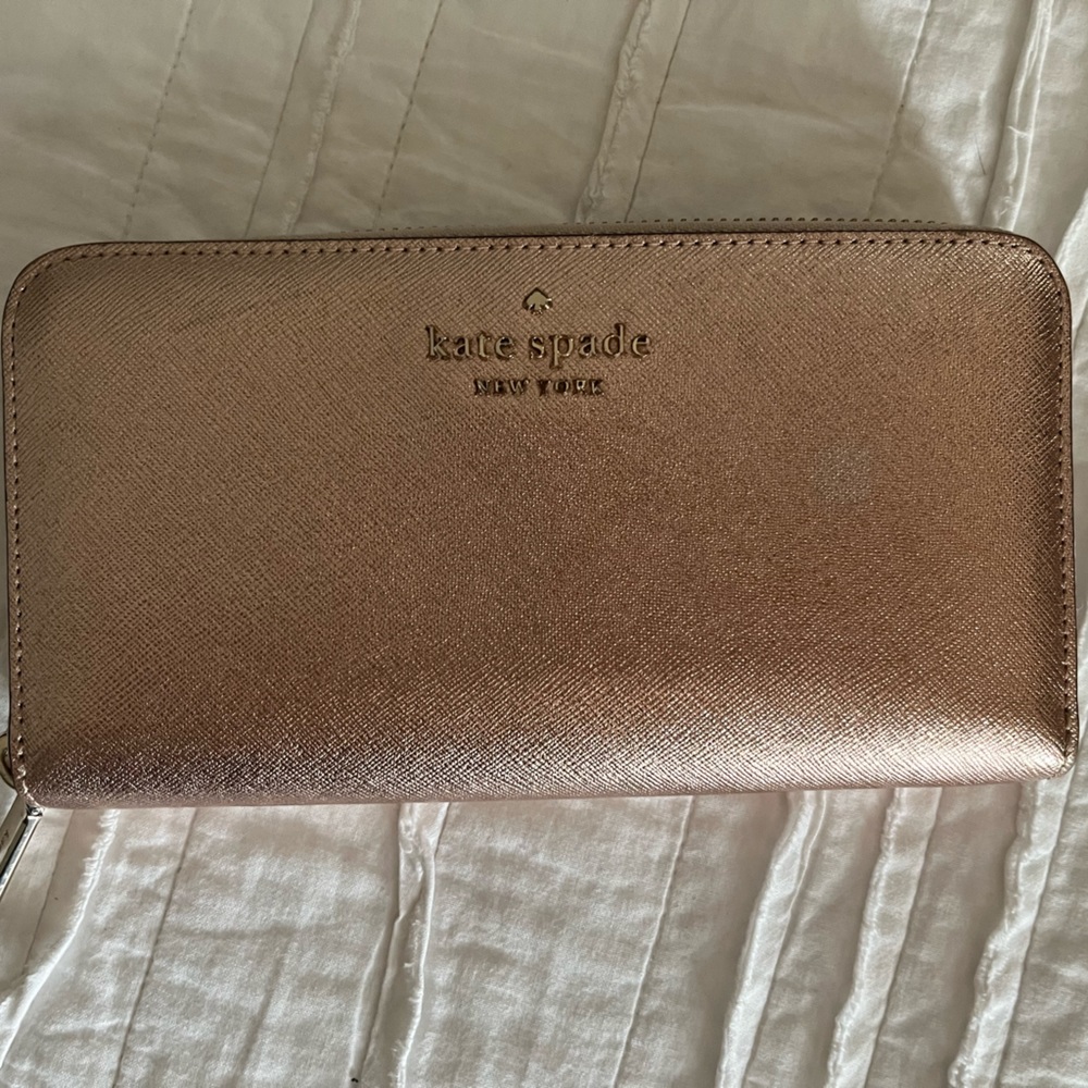 Kate spade Staci large wallet (Rose Gold)